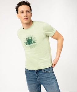 Tee-shirt manches courtes à motif estival homme[MISSING]